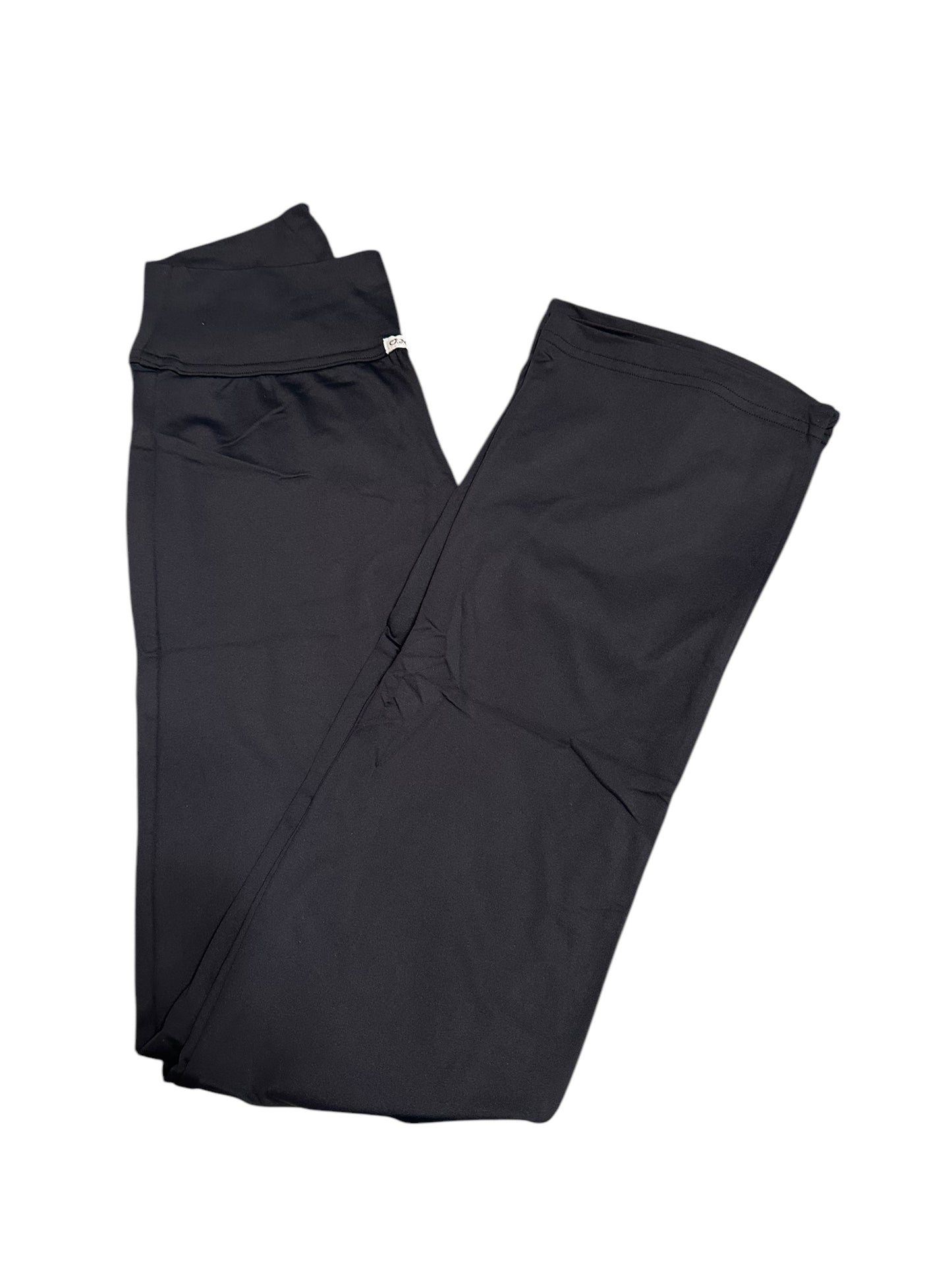 High waisted flare leggings