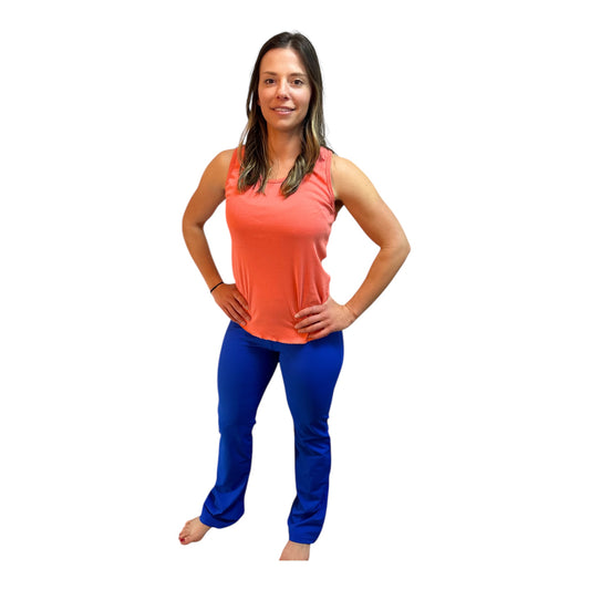High waisted flare leggings